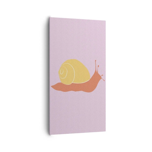 Schilderen op canvas - Er is geen haast - 65x120 cm