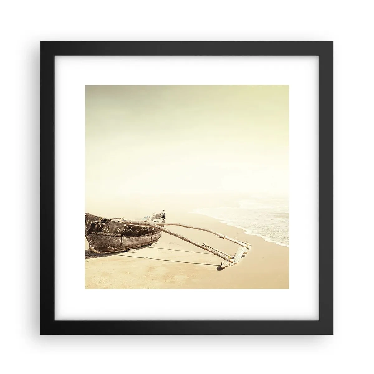 Poster in een zwarte lijst - Geheugen van de Stille Zuidzee - 30x30 cm