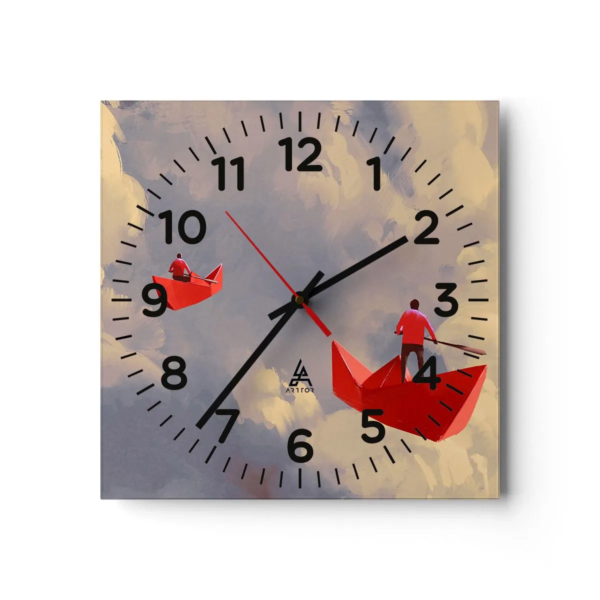 Wandklok - Klok - Dromers expeditie - 40x40 cm