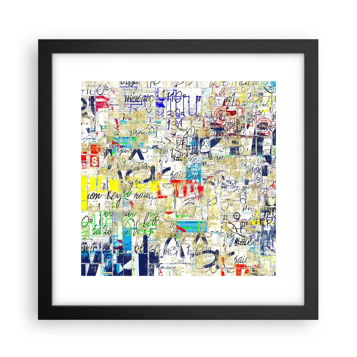 Poster in een zwarte lijst - Het is gewoon een lust voor het oog - 30x30 cm
