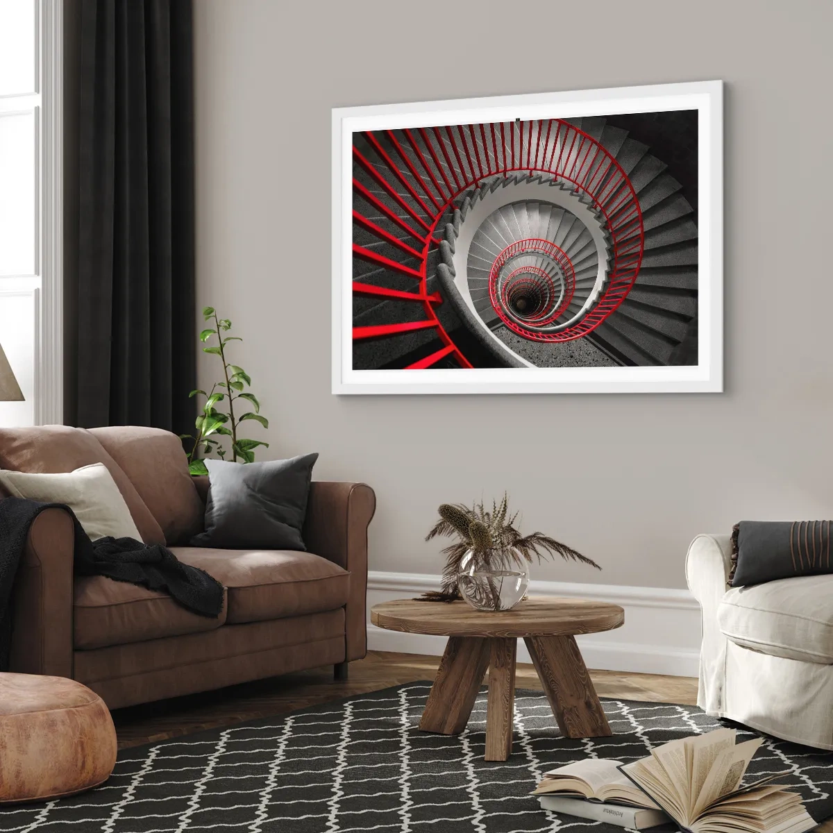 Poster in een witte lijst - Architectuur plezier - 40x30 cm