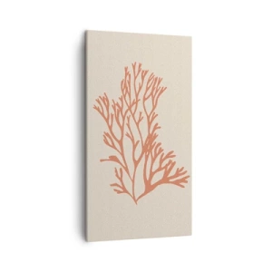 Schilderen op canvas - Koraal filigraan - 45x80 cm