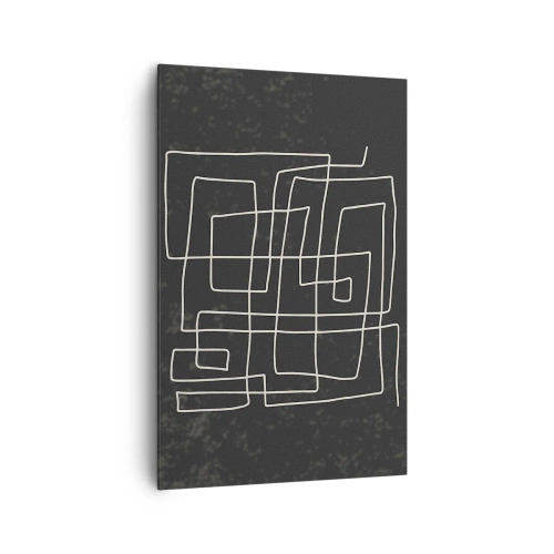 Schilderen op canvas - Niet zo eenvoudig - 80x120 cm