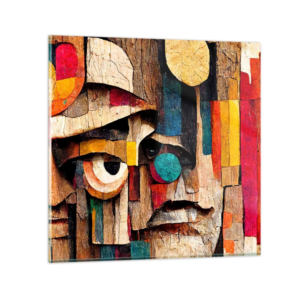 Schilderen op glas - Ik zie je… - 70x70 cm