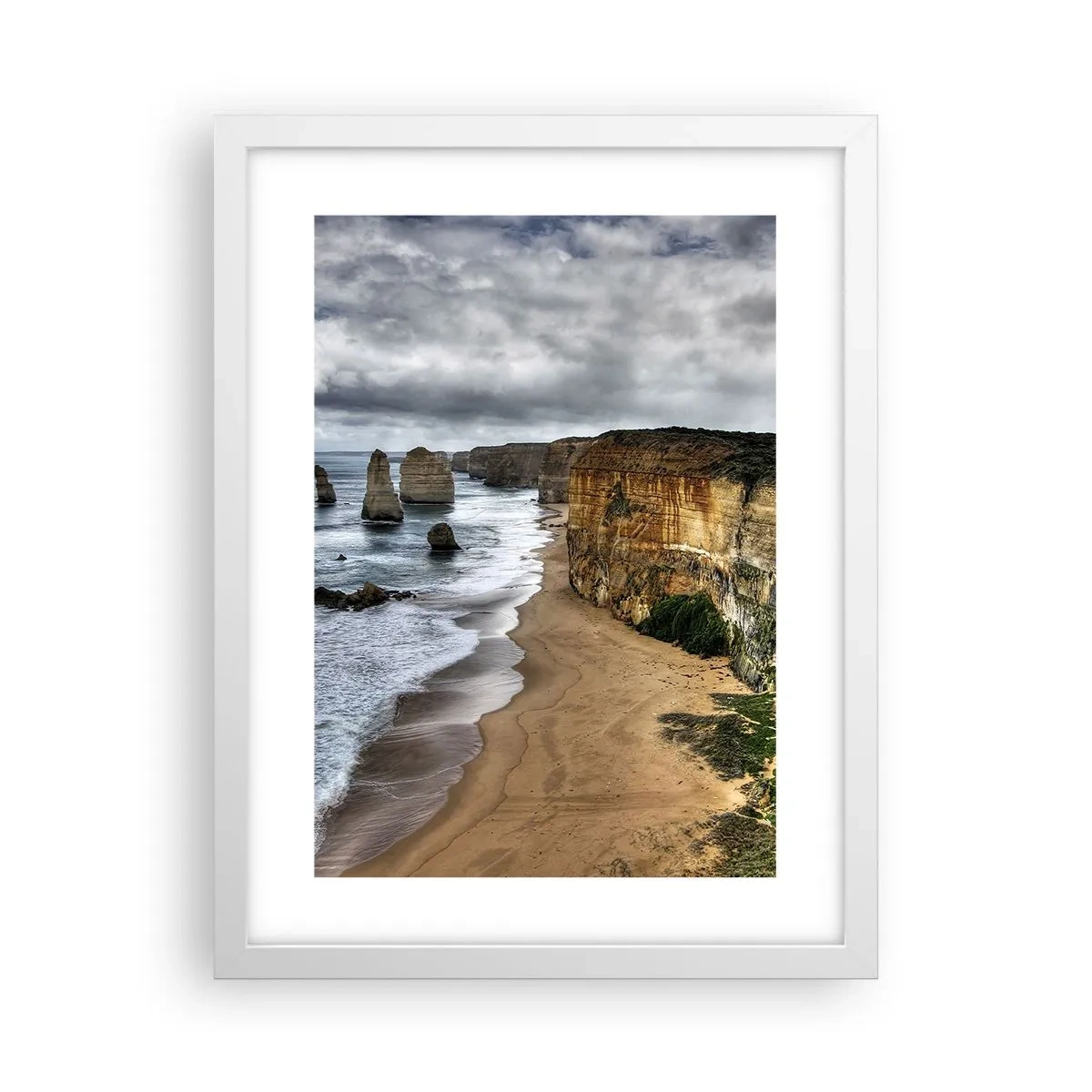 Poster in een witte lijst - Rauwe schoonheid - 30x40 cm