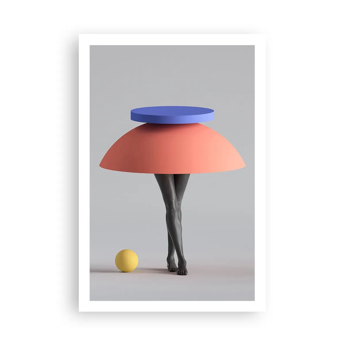 Poster - Surrealistische compositie - 61x91 cm