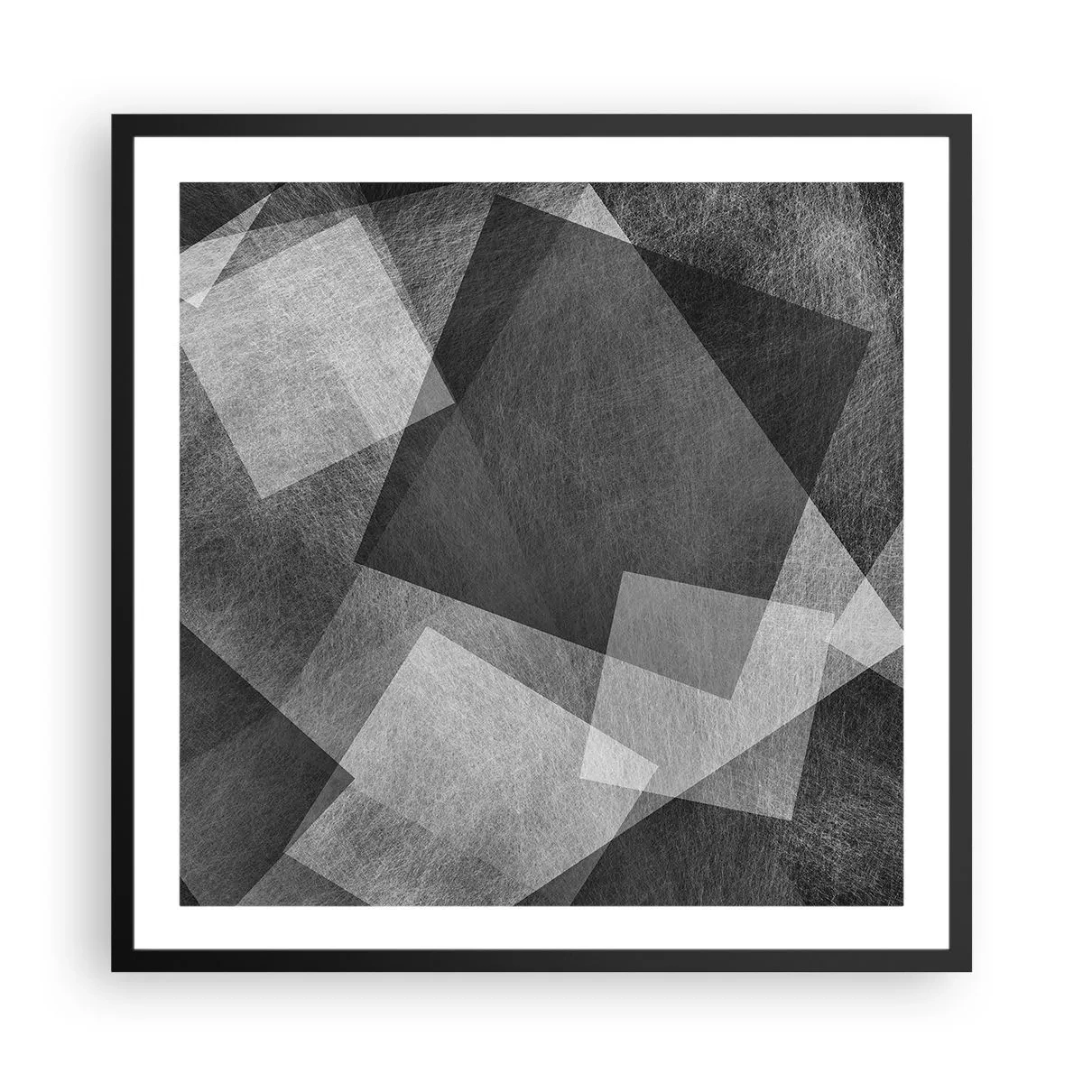 Poster in een zwarte lijst - Het eeuwige symbool van duurzaamheid en orde - 60x60 cm