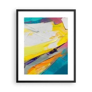 Poster in een zwarte lijst - De anatomie van licht - 40x50 cm