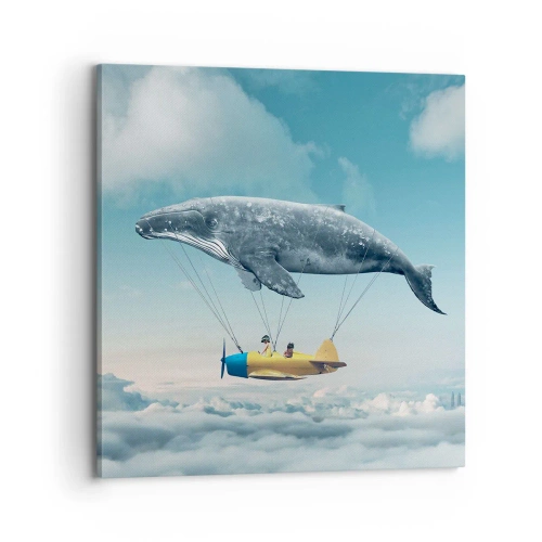 Schilderen op canvas - Waarom niet? - 70x70 cm