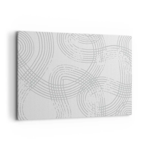 Schilderen op canvas - Er is geen rechte weg - 120x80 cm