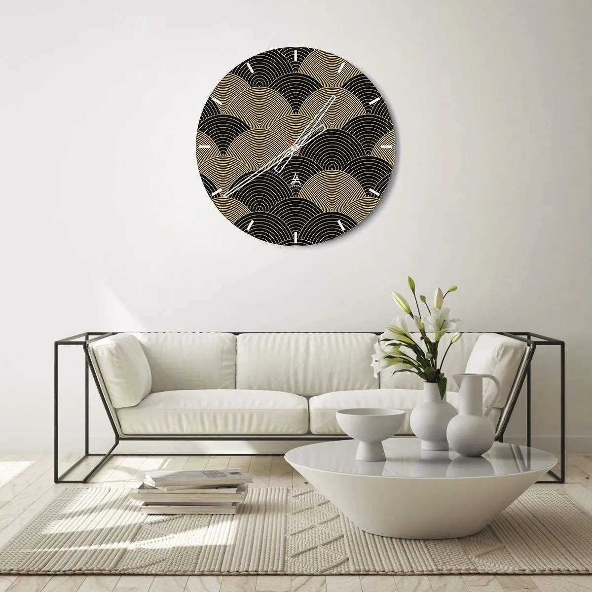 Wandklok - Klok - Eenheid in veelheid - 40x40 cm