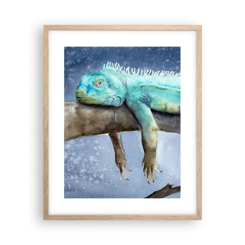 Een poster in een licht eiken lijst - Het is goed! - 40x50 cm