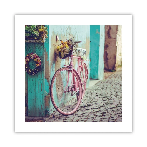 Poster - Ben zo terug - 40x40 cm