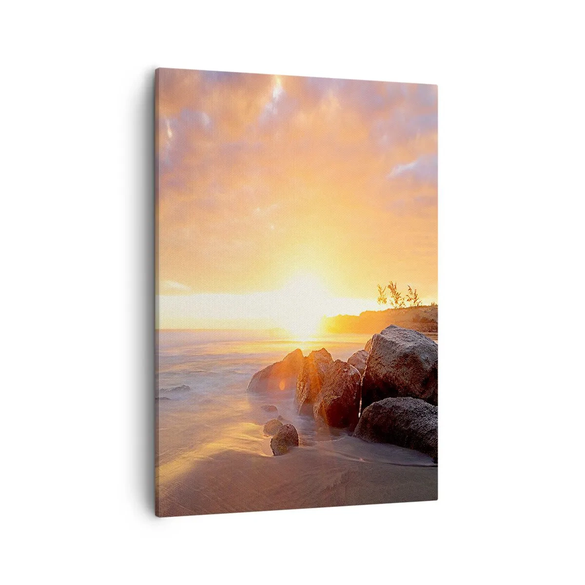 Schilderen op canvas - Lichtgevende bries van de avond - 50x70 cm
