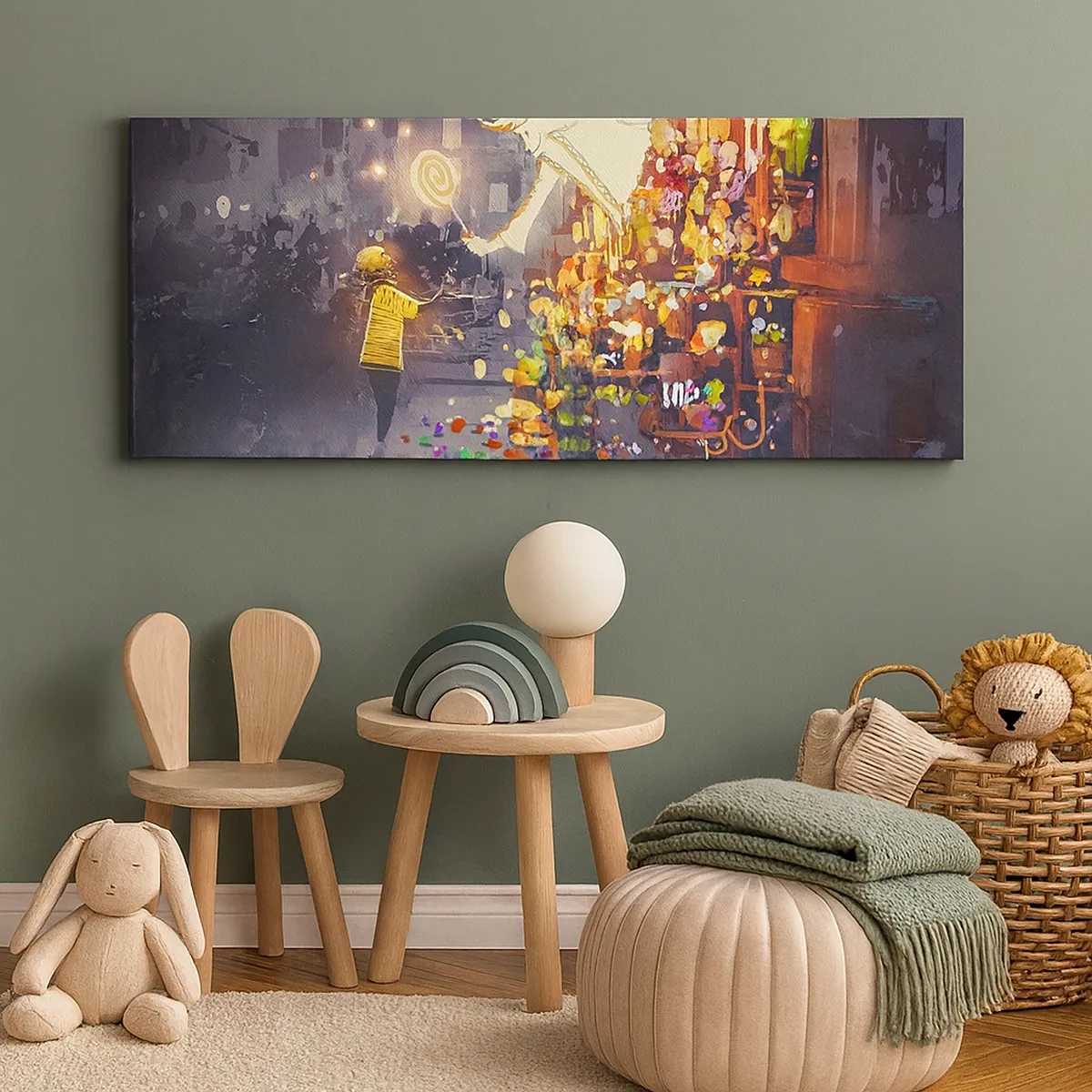 Schilderen op canvas - Tovenarij bestaat wel - 30x30 cm