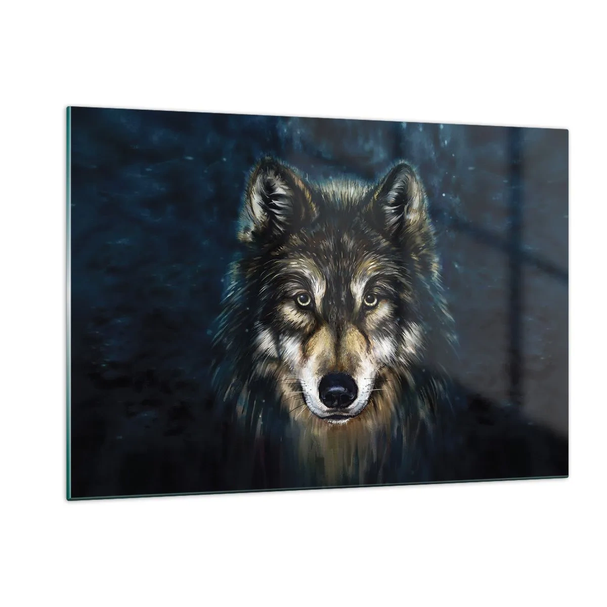 Schilderen op glas - Alfa? en omega - 120x80 cm