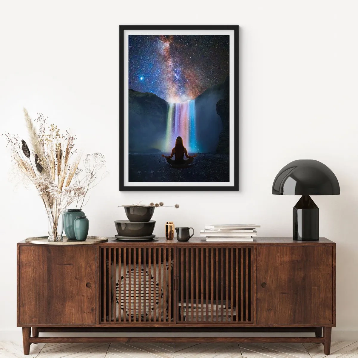 Poster in een zwarte lijst - Absolute harmonie - 30x40 cm