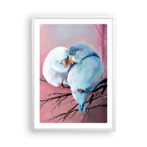 Poster in een witte lijst - Wat kan ik hier toevoegen? ... - 50x70 cm