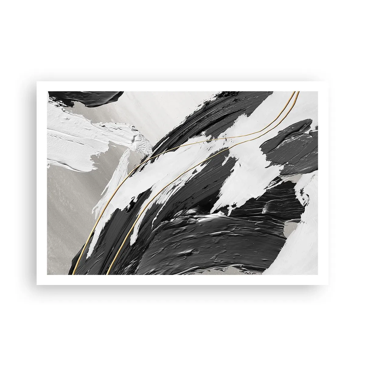 Poster - Abstractie op grote schaal - 100x70 cm