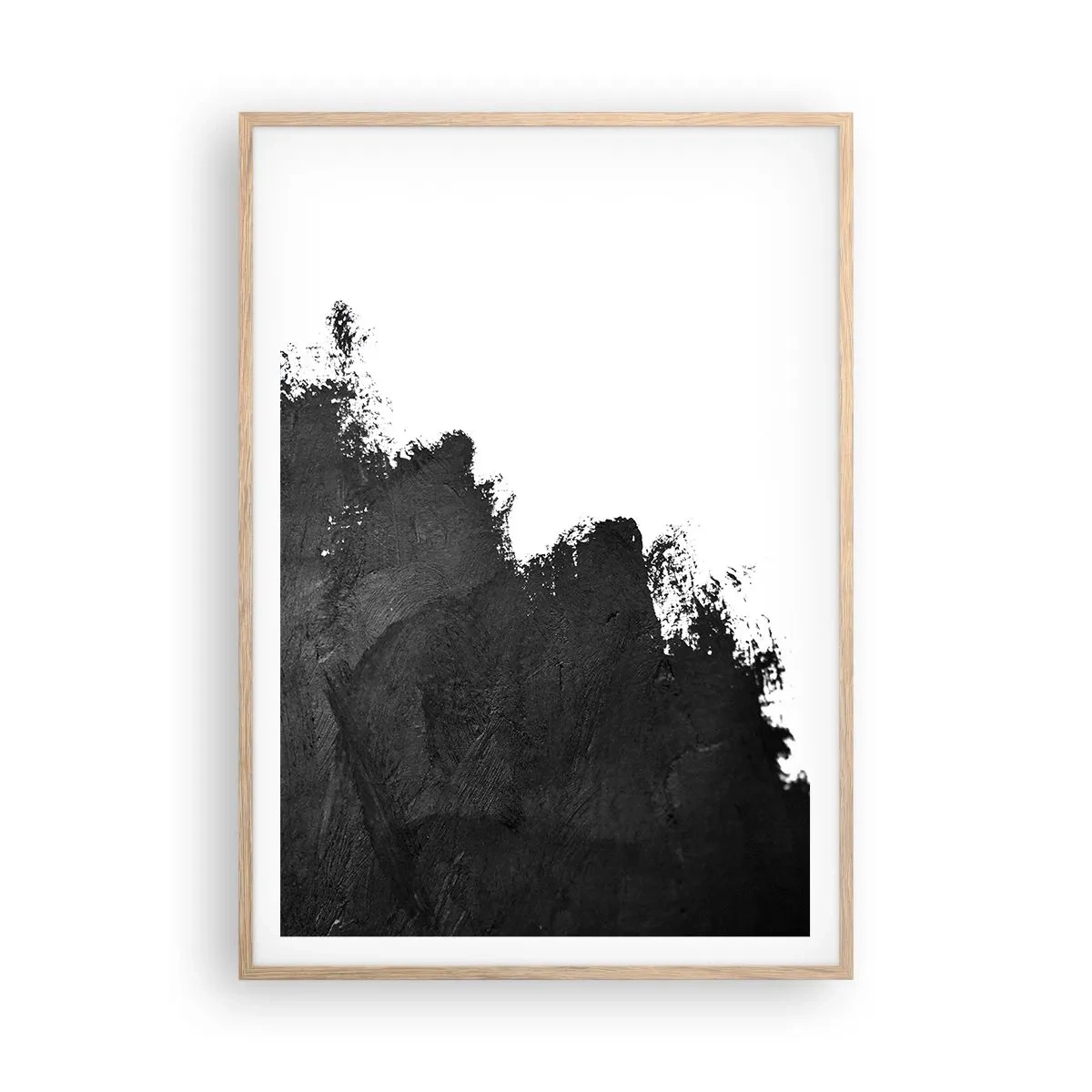 Een poster in een licht eiken lijst - Elementen: aarde - 70x100 cm