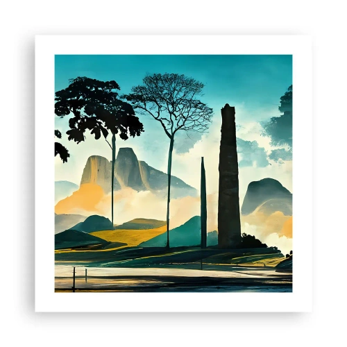 Poster - Nog hoger en hoger - 50x50 cm