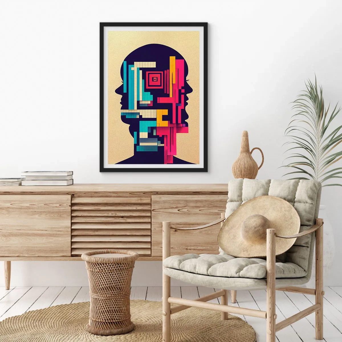 Poster in een zwarte lijst - Nieuwe banden - 61x91 cm