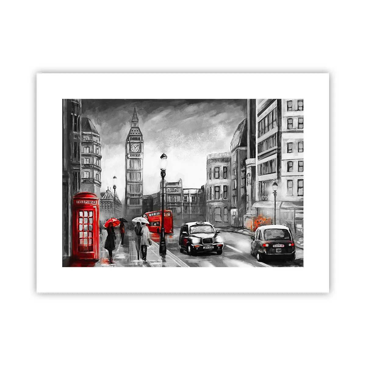 Poster - Helemaal geen grijze stad - 40x30 cm