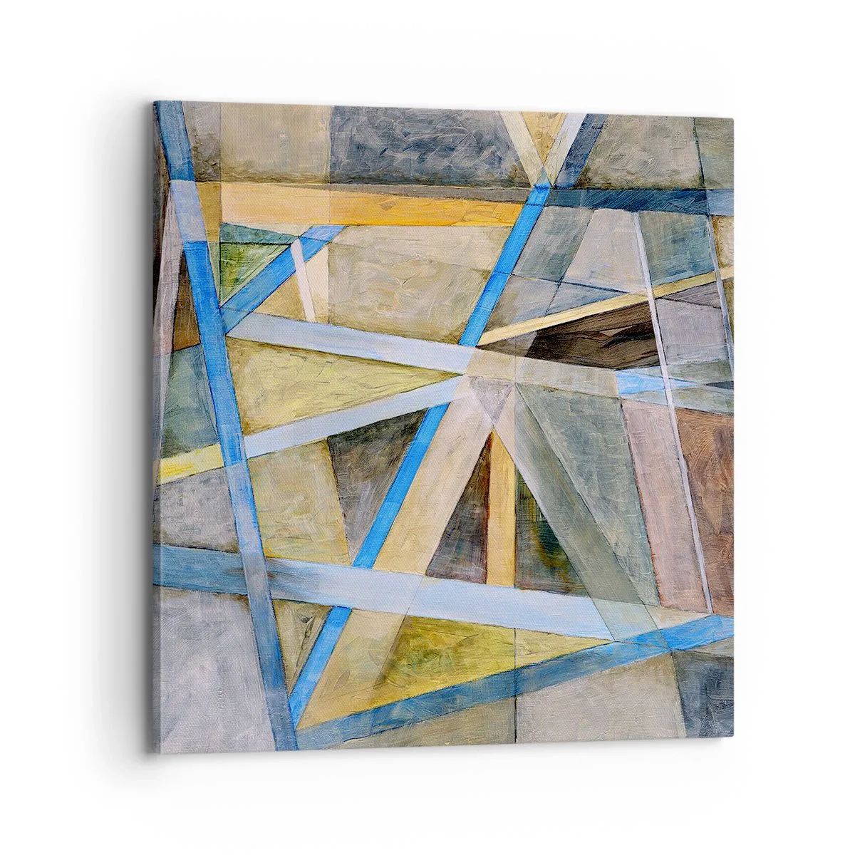 Schilderen op canvas - Recht of diagonaal? - 70x70 cm