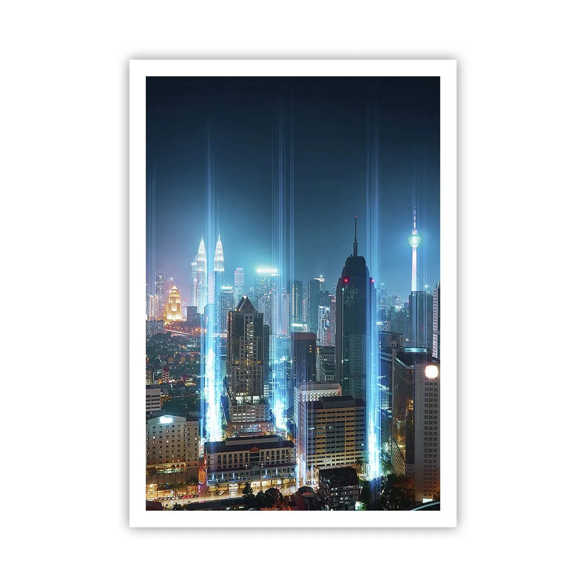 Poster - Op z'n Berlijns naar de hemel - 70x100 cm