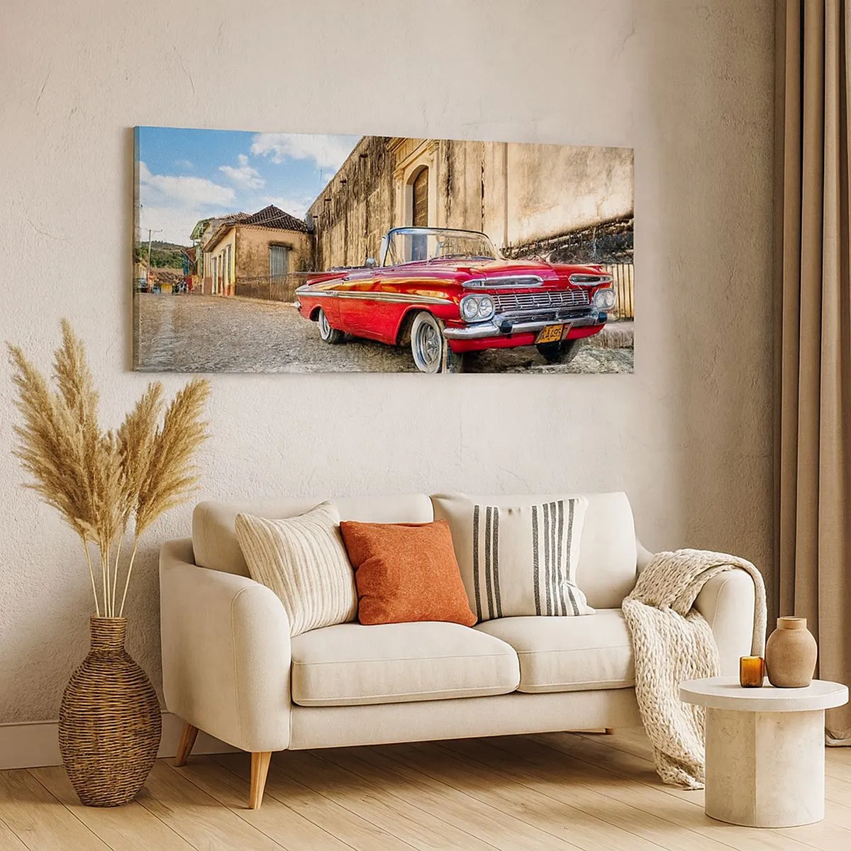 Schilderen op canvas - Cubaanse emoties - 100x40 cm