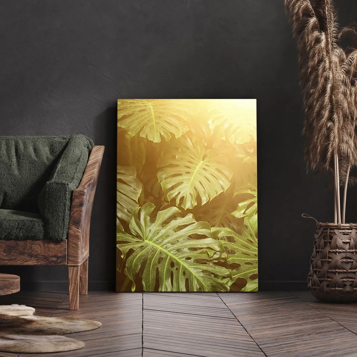Schilderen op canvas - In het groen treden... - 50x70 cm