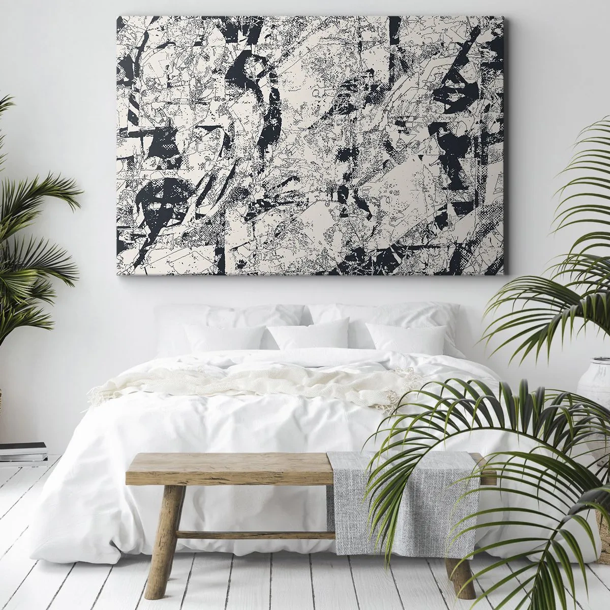 Schilderen op canvas - Interpenetratie van tegenstellingen - 70x50 cm