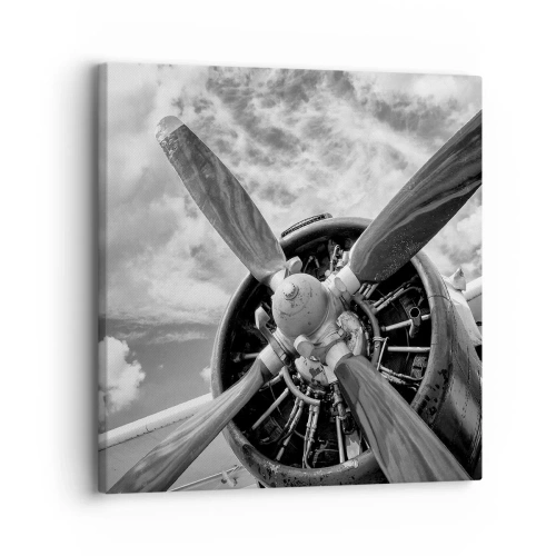 Schilderen op canvas - Veroveraar van de lucht - 30x30 cm