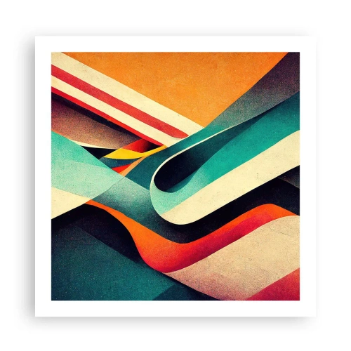 Poster - Intensieve compositie - 60x60 cm