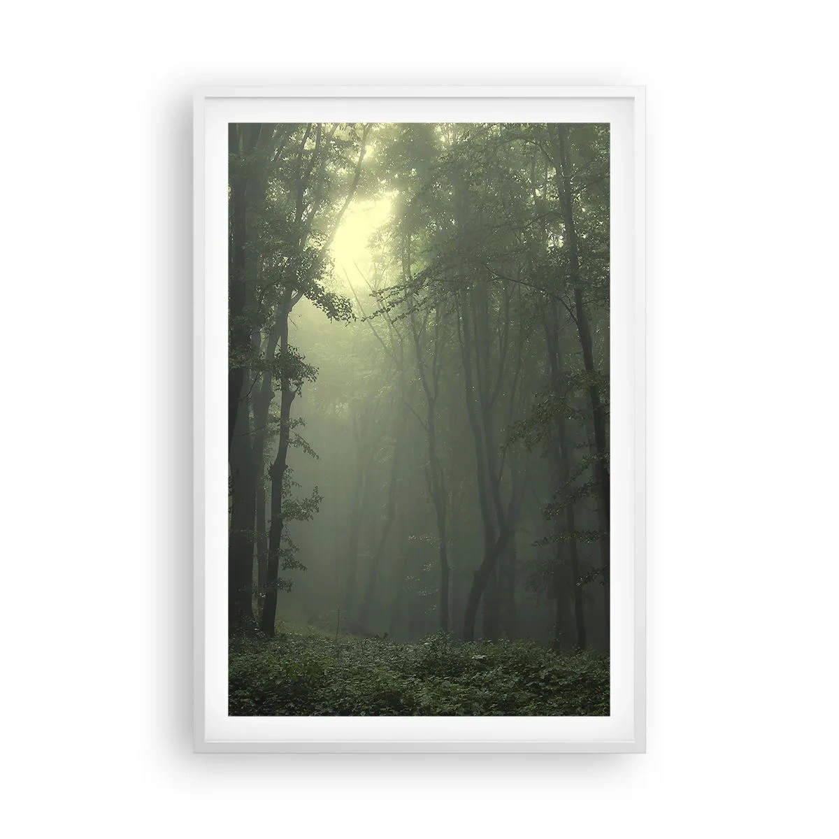 Poster in een witte lijst - Voordat hij wakker wordt - 61x91 cm