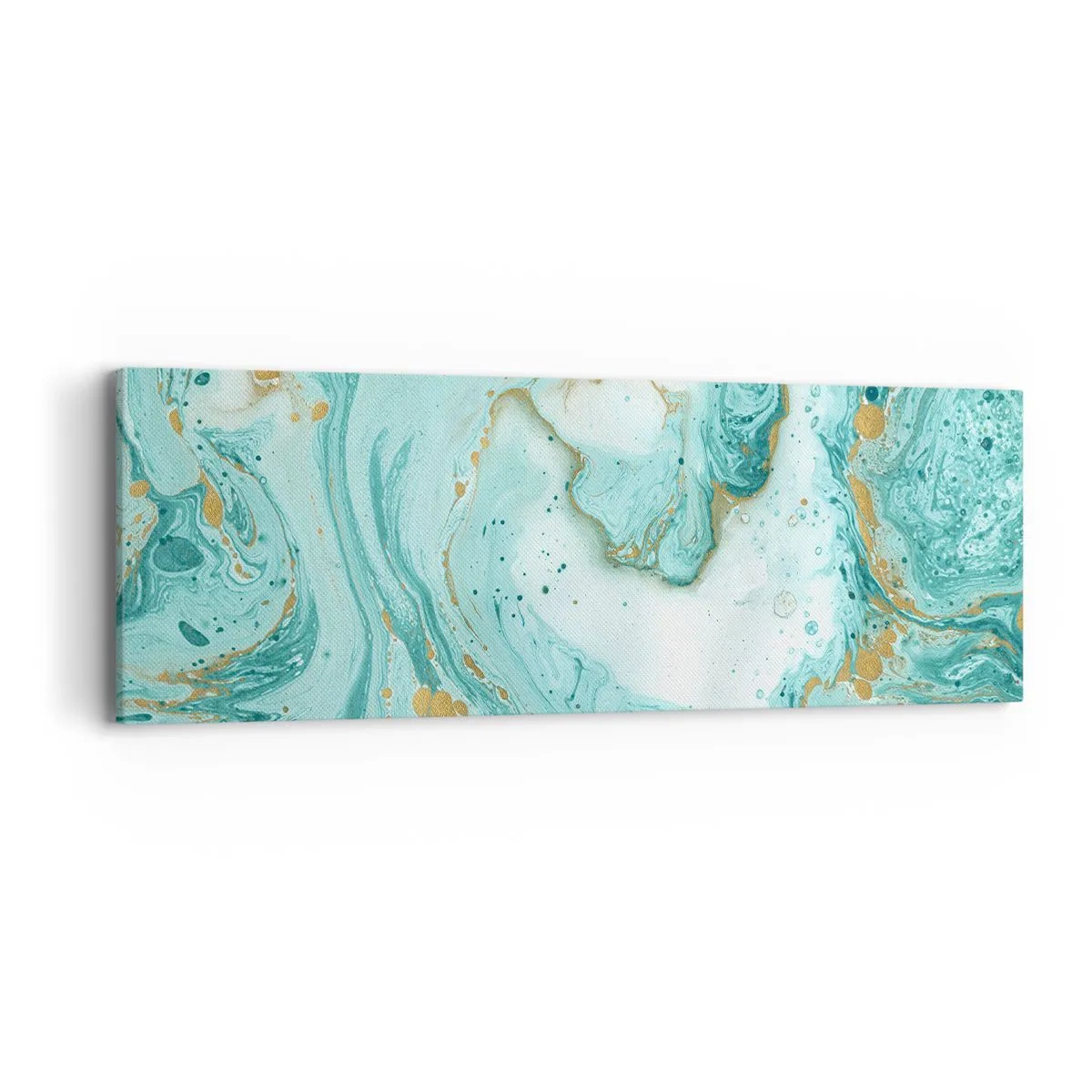 Schilderen op canvas - Onder de grote golf van het Edo-tijdperk - 90x30 cm