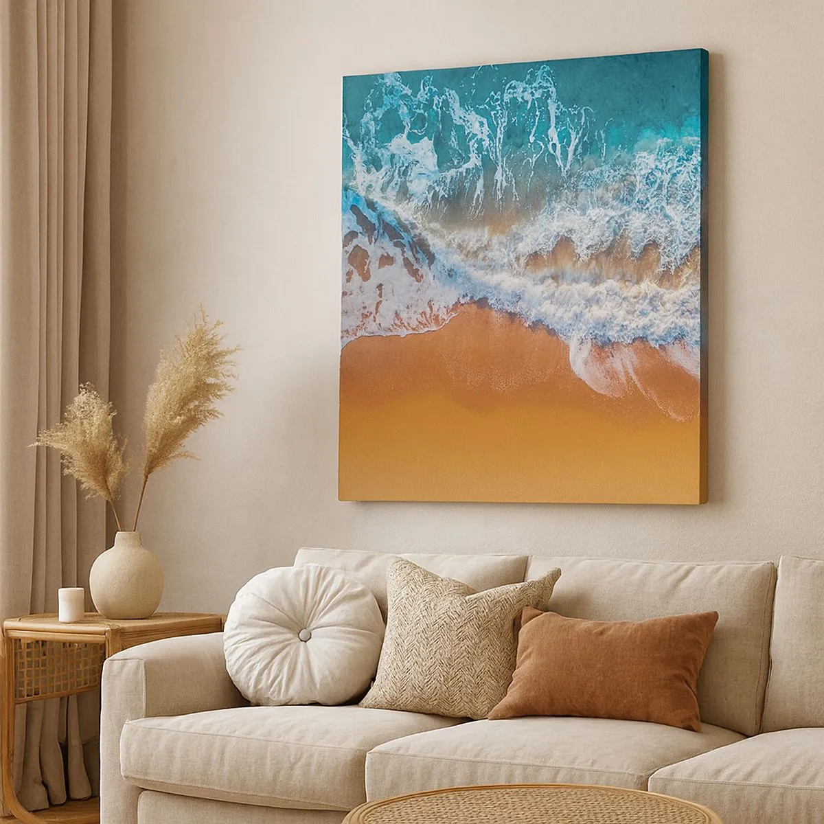 Schilderen op canvas - Altijd hand in hand - 30x30 cm