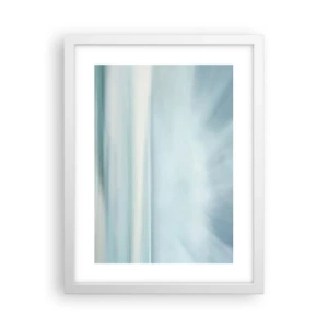 Poster in een witte lijst - Vrede tot aan de horizon - 30x40 cm