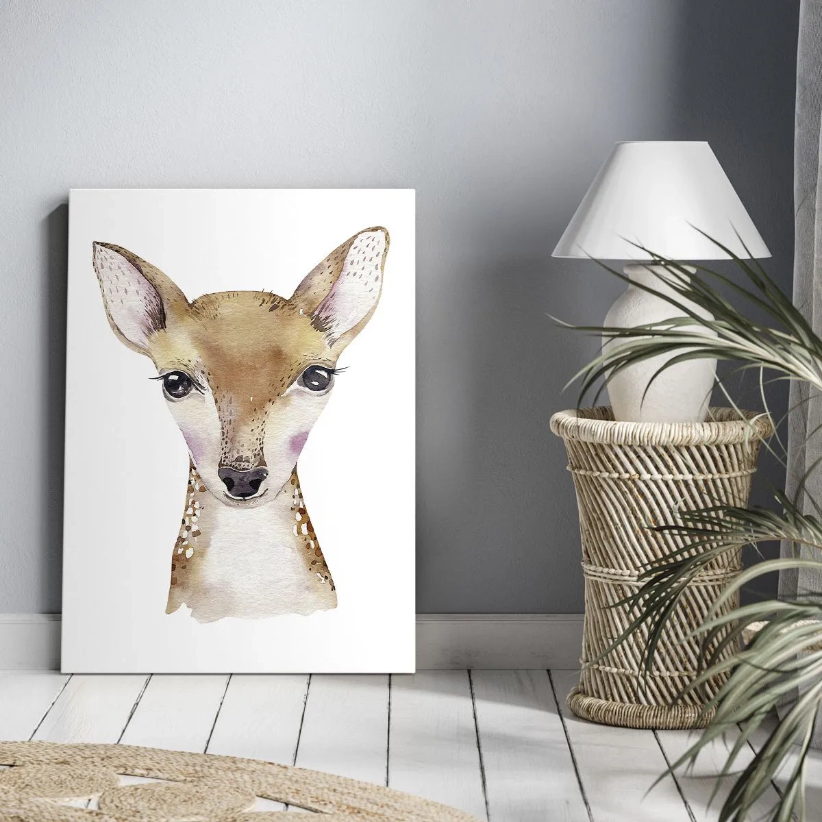 Schilderen op canvas - De aard van onschuld - 45x80 cm