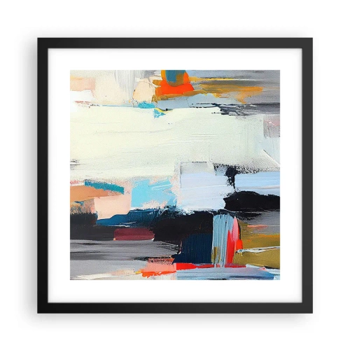 Poster in een zwarte lijst - Is er een methode? - 40x40 cm