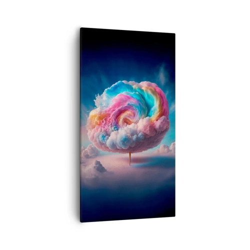 Schilderen op canvas - De droom van een pretpark - 55x100 cm