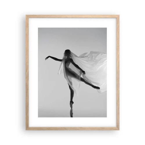 Een poster in een licht eiken lijst - Lichtheid en gratie - 40x50 cm