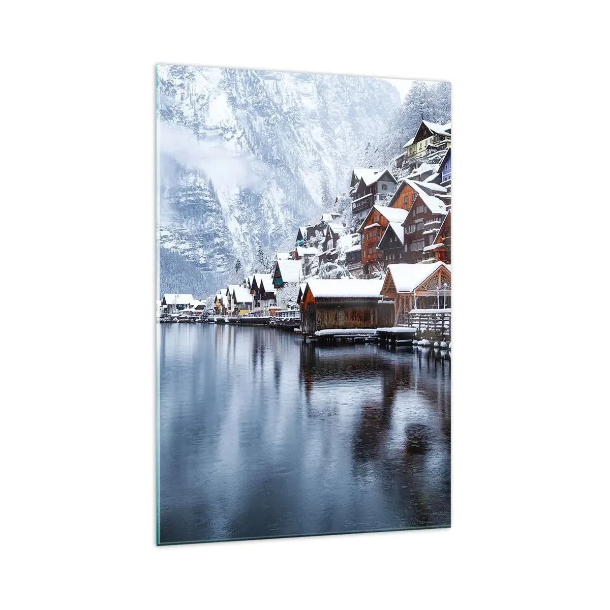 Schilderen op glas - In winterdecoratie - 70x100 cm