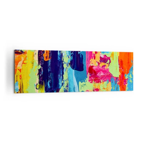 Schilderen op canvas - Het leven is mooi! - 160x50 cm
