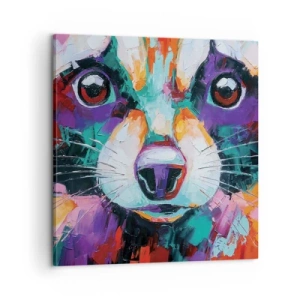 Schilderen op canvas - Alleen goede emoties - 60x60 cm