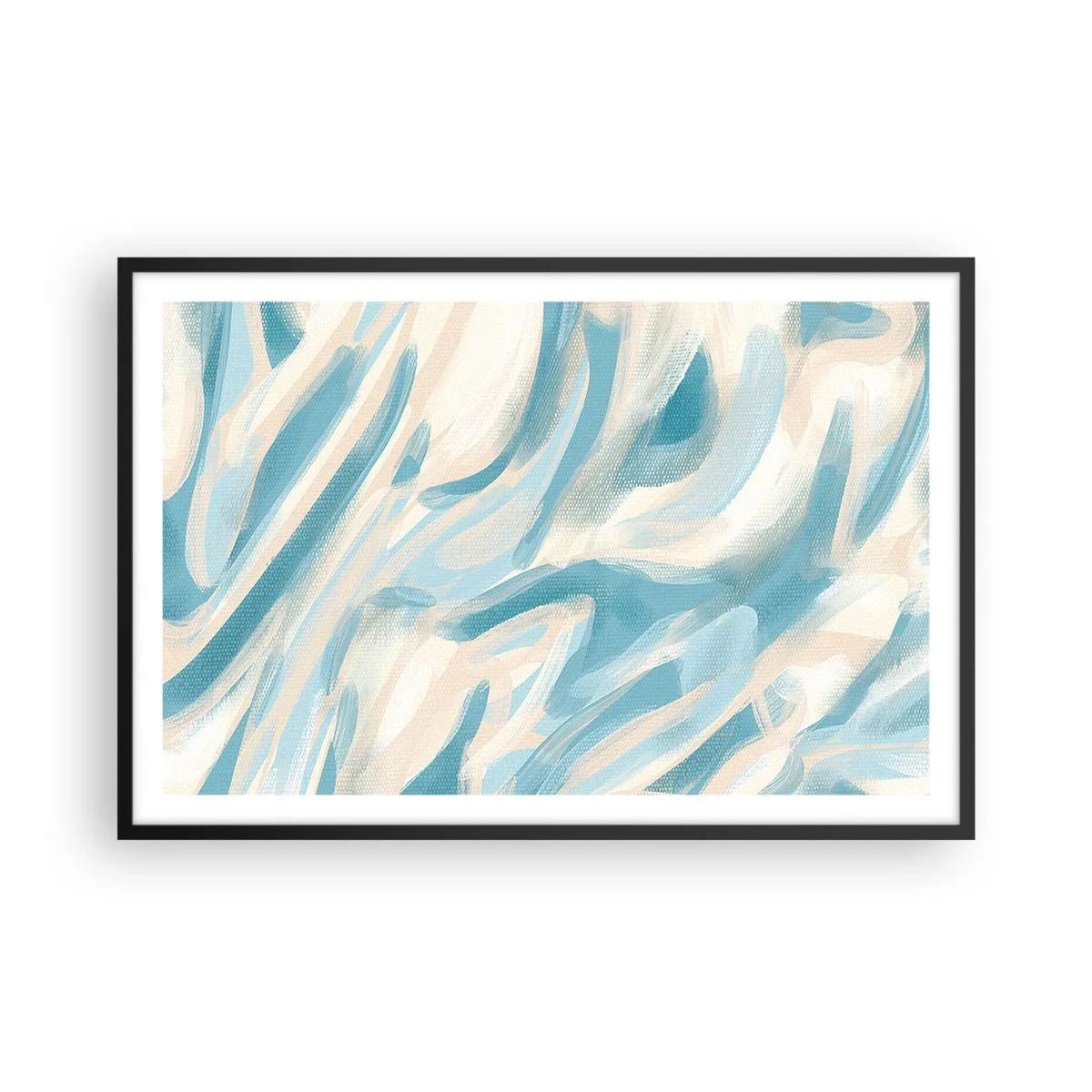 Poster in een zwarte lijst - Lente briesjes - 91x61 cm