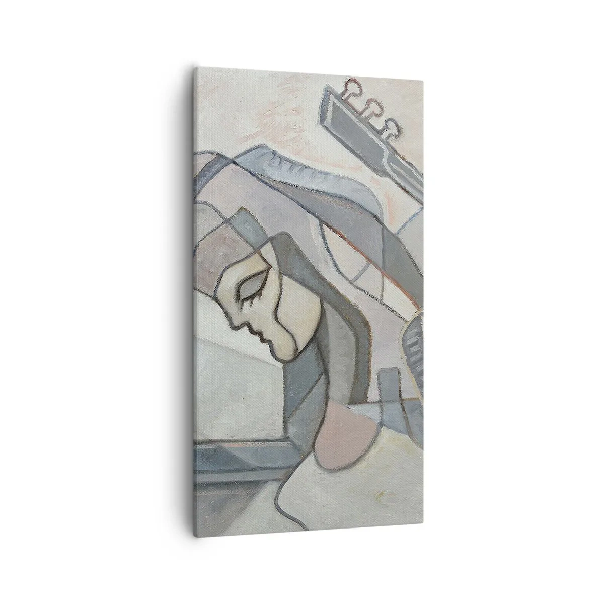 Schilderen op canvas - In de kracht van muziek - 55x100 cm