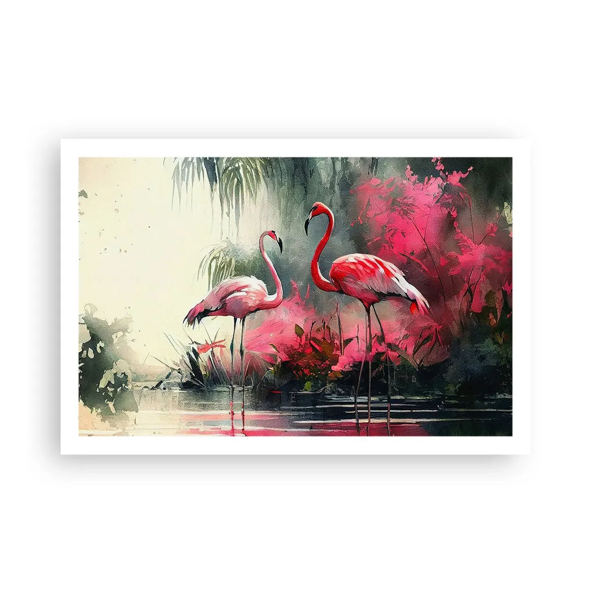 Poster - Een les in natuurlijke gratie - 91x61 cm