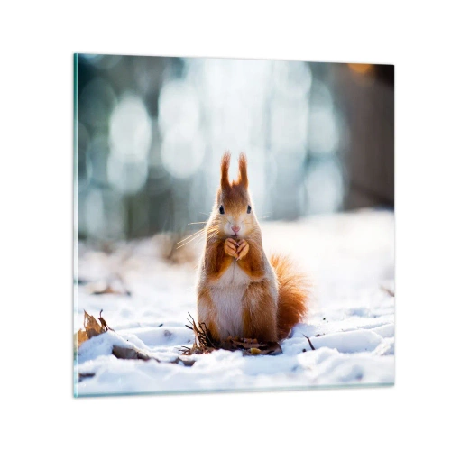 Schilderen op glas - Waar kijk je naar? - 40x40 cm