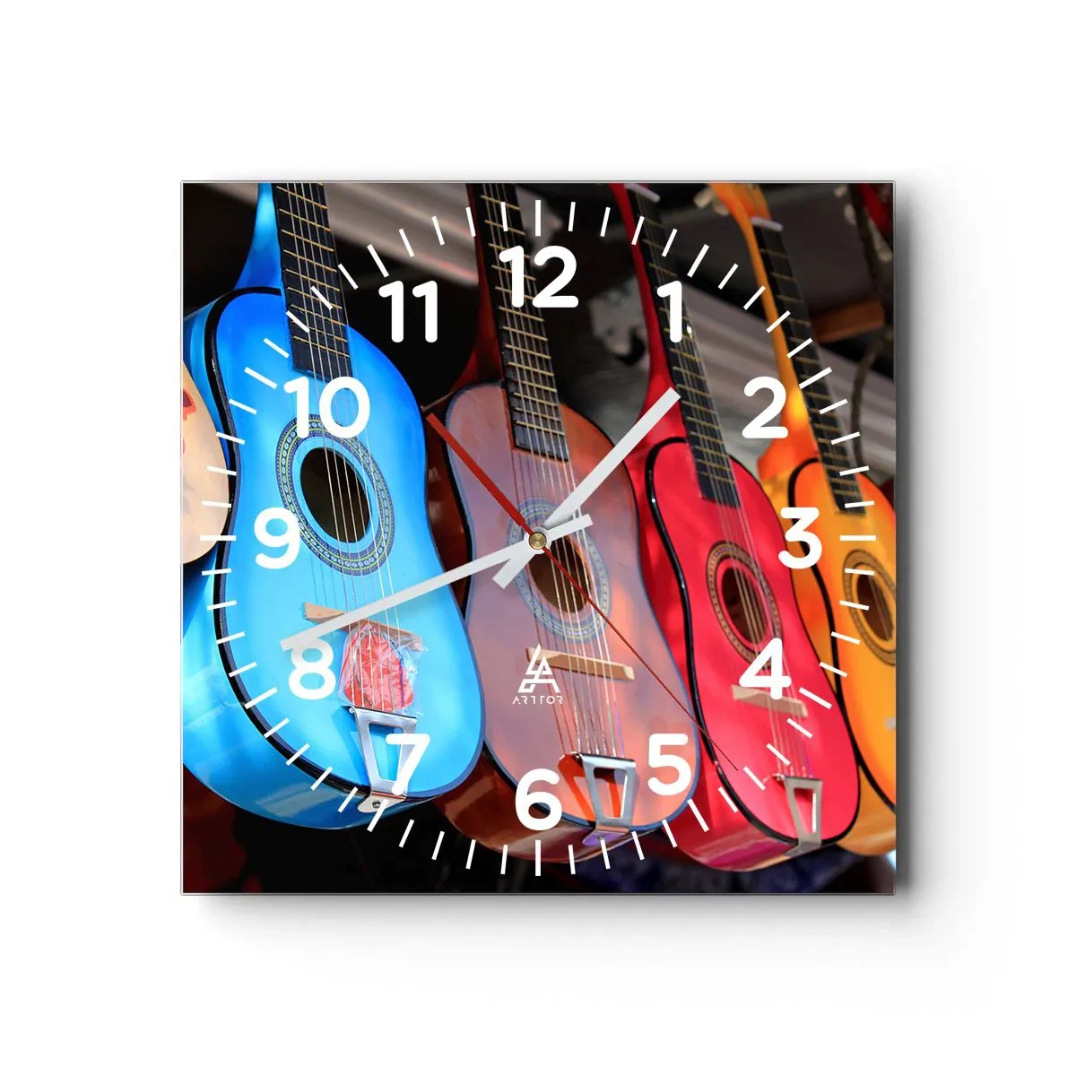 Wandklok - Klok - Latijnse sfeer - 30x30 cm